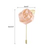 Unique Bargains Ceremony Anniversary Rose Wedding Groom Boutonnieres Pins 2"x3.5" 10 Pcs - 2 of 3
