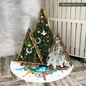 World Landmark Christmas Tree Skirt| OrnamentallyYou - 1 of 4