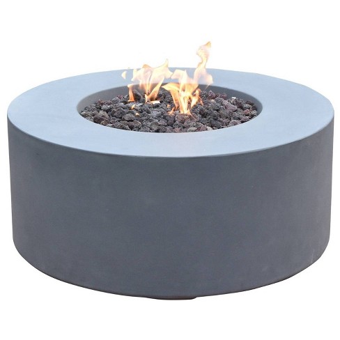Venice 34 Natural Gas Fire Pit Outdoor, Outdoor Natural Gas Fire Pit