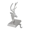 Northlight 8" Shiny Silver Deer Head Christmas Stocking Holder - 3 of 4