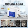 VEVOR Professional Ultrasonic Cleaner, 9.5 L Ultrasonic Jewelry Cleaner with Digital Timer & Heater, Stainless Steel Sonic Cleaner 40kHz, Silver - 3 of 4