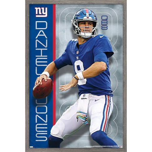 Trends International Nfl New York Giants - Daniel Jones 20 Framed