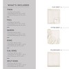 NicBex 4/6/7 PCS Sheet Set,Satin Luxury Bedding Set with 1 Flat Sheet,2 Fitted Sheet,4 Pillowcases,Bed Sheets for Spring,Summer,Autumn - 4 of 4