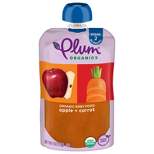 Plum Organics Apple & Carrot Baby Meals Pouch - 4oz