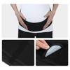 Unique Bargains Pregnancy Women Abdomen Support Adjustable Belly Bands Black 1PC - 3 of 4