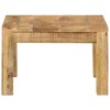 vidaXL Coffee Table 21.7 in.x21.7 in.x13.8 in. Solid Wood Mango - 2 of 4