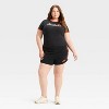 Women's Formula 1 Short Sleeve Graphic Baby T-Shirt - Black - 3 of 3
