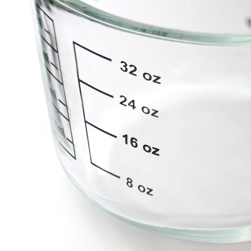Oster Coolidge 4 Cup Clear Glass Measuring Cup with Snap on Lid, 4 of 6