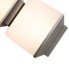 C Cattleya 4-Light Satin Nickel Stainless Steel LED Vanity Light with Acrylic Shade - 4 of 4