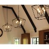 Maxim Lighting Abode 4 - Light Chandelier in  Textured Black/Polished Nickel - 2 of 4