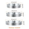 Unique Bargains 304 Stainless Steel Durable Corrosion Resistant High Temperature Resistance Cake Rings 1 Pc - 2 of 4