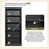 NicBex Bookshelf Storage Rack Bookcases with Door Cabinet for Living Room Home Office - 2 of 4