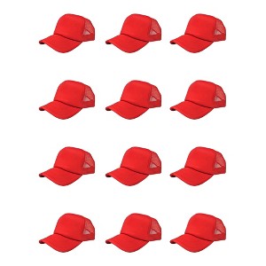 12 Pack Trucker Caps Great for Outdoor Activities or Custom Branding - 1 of 4