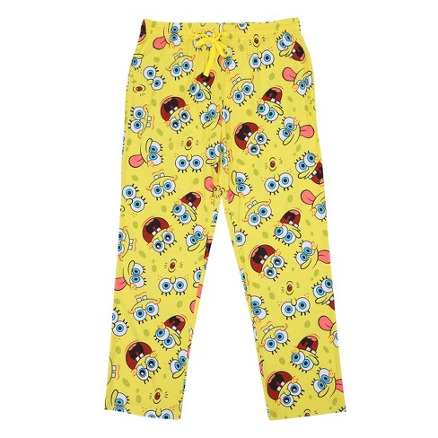 Spongebob Squarepants Yellow Adult Womens Sleep Pants- Small : Target