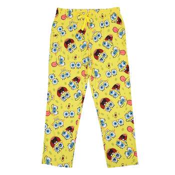 SpongeBob SquarePants Yellow Adult Womens Sleep Pants