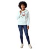 Hello Kitty & Ducklings Women’s White Long Sleeve Hooded Sweatshirt - image 2 of 4