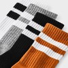 Boys' 4pk Striped Crew Socks - Cat & Jack™ - 3 of 3