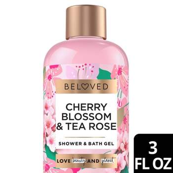 Beloved Mini Shower & Bath Gel - Floral Cherry Blossom & Tea Rose - Travel Size - 3 fl oz