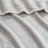Kate Aurora Ultra Soft & Plush Ogee Damask Fleece Throw Blanket Covers - 50 in. W x 60 in. L - 2 of 4