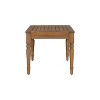 Christopher Knight Home Brinkdale 40" Outdoor Acacia Wood Coffee Table with Slatted Top and Carved Legs - 4 of 4