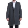 Alpine Swiss Luke Mens 3 Button Tailored Wool 37" Walker Car Coat - 3 of 4