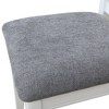 VYNXARIA Dining Room Furniture Set of 2 Seating Chairs Cushion Seats Wooden Back Kitchen Breakfast Chair - 3 of 4
