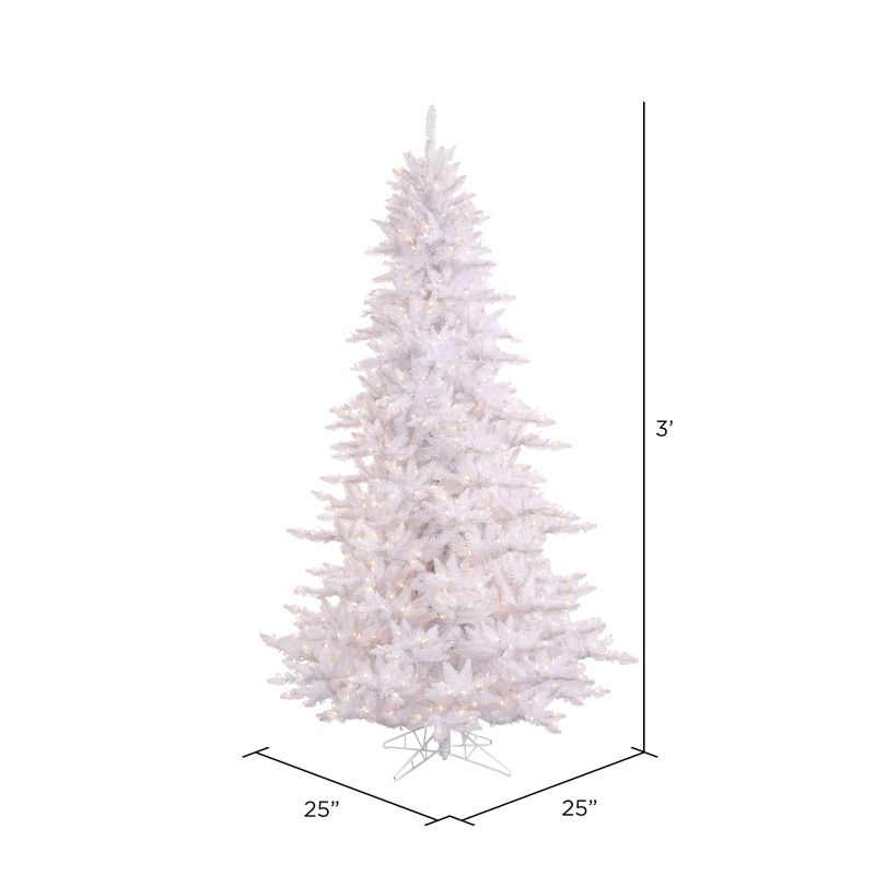 Vickerman White Fir DL LED Artificial Christmas Tree, 3 of 6