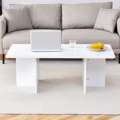 PAGED Modern Coffee Table with Simple Design,44.8" Center Table for Livng Room,Office