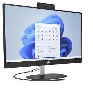HP 24-CR0030-AIO Core i3-N300 3.8GHz, 8GB, 256GB NVMe, Windows 11 Home, 23.8inch FHD, Webcam, Internal WIFI (New) - 1 of 2
