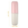 Unique Bargains Portable Toothbrush Cases Traveling Toothbrush Holders Bamboo Fiber 7.87"x2.48"x2.36" 1 Pcs - 4 of 4