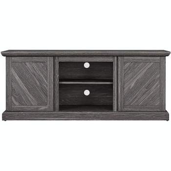HearthPro Walden 56" W x 22.75" H x 15.5" D Freestanding Media Console - Weathered Gray, SP6554-OM