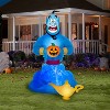 Gemmy Projection Airblown Inflatable Kaleidoscope Aladdin Genie Scene Disney (Blue), 8 ft Tall, Multicolored - 2 of 4