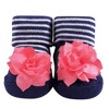 Hudson Baby Infant Girls Socks Boxed Giftset, Flamingo, One Size - 3 of 4