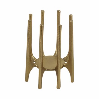 Aluminum Pillar Holder with Sculptural Elevated Spire Design for Modern Display