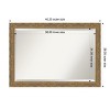 Amanti Art Filigree Beveled Framed Bathroom Vanity Wall Mirror - 3 of 4