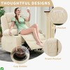 Manual Recliner Chair for Adults Widen Oversize Overstuffed Breathable Fabric Lounge Chair - 4 of 4