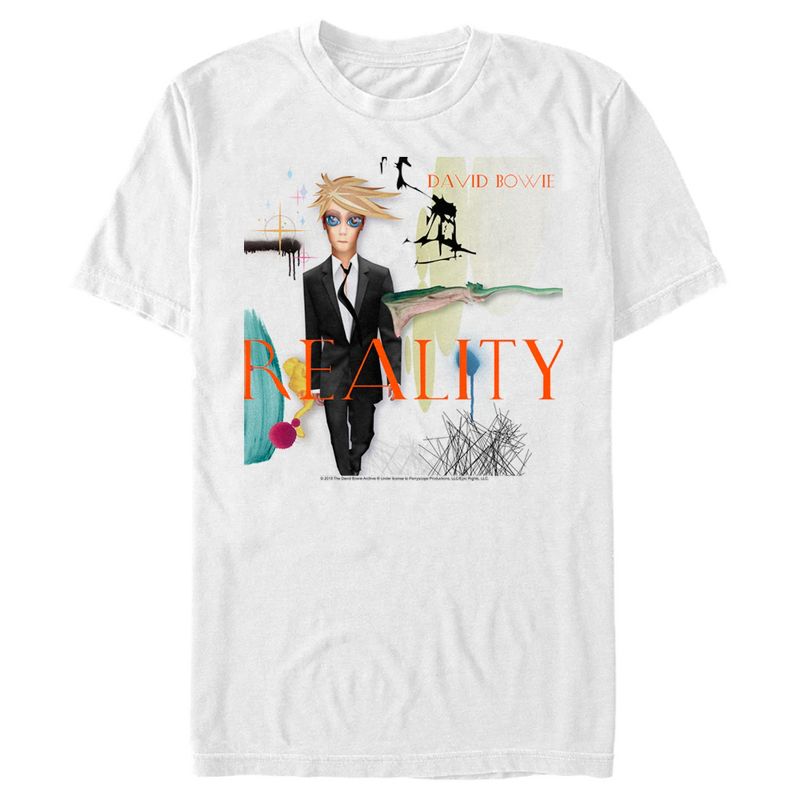 Men's David Bowie Reality T-Shirt, 1 of 6