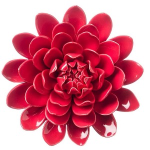 VivaTerra Ceramic Wall Flowers, 4" - 1 of 1