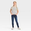 Girls' Pull-On Woven Jeggings - Cat & Jack™ - 3 of 3