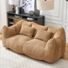 KWPZQEB Large Bean Bag Chair for Two People, Giant Bean Bag Sofa with 2 Pillows, Oversized BeanBag Lazy Sofa for Bedroom, Living Room - 3 of 4