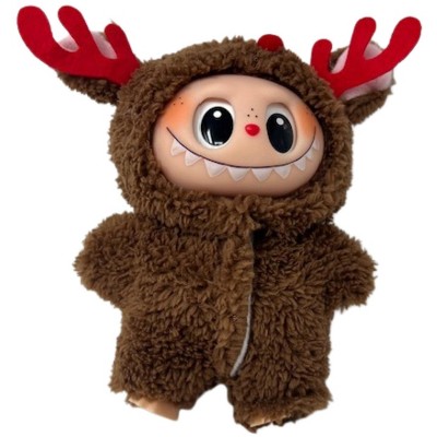 Doll Clothes Superstore Ho Ho Ho! 17cm Dressed as Rudolph the Reindeer