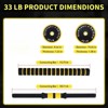 33 Lbs Pe Sand Filled Dumbbell Set -  (Without Handles),Strength exercise /Muscle group exercise - 4 of 4