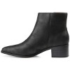Journee Collection Women's Sadiya Inside Zip Stacked Heel Booties - 2 of 4