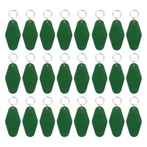 Unique Bargains Blank Vintage Motel Hotel Keychains Key Tag 24 Pcs - 1 of 4