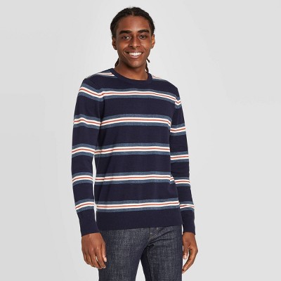 blue striped sweater mens
