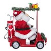 Kurt Adler 11.25" Fabriche Santa Driving Golf Cart - 3 of 4