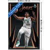 Trends International WNBA New York Liberty - Jonquel Jones 25 Framed Wall Poster Prints - 3 of 4