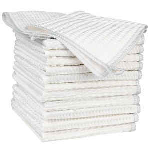 Unique Bargains Soft Reusable Absorbent Lint Free Lightweight Kitchen Towel 11" x 11" - 1 of 4