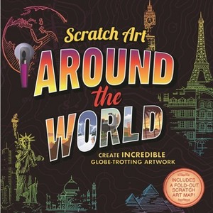 Scratch Art: Around the World-Adult Scratch Art Activity Book - by  Igloobooks (Paperback) - 1 of 1