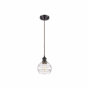 Rochester - 1 Light Cord Hung Mini Pendant In Industrial Style-7.88 Inches Tall and 5.88 Inches Wide - 1 of 1